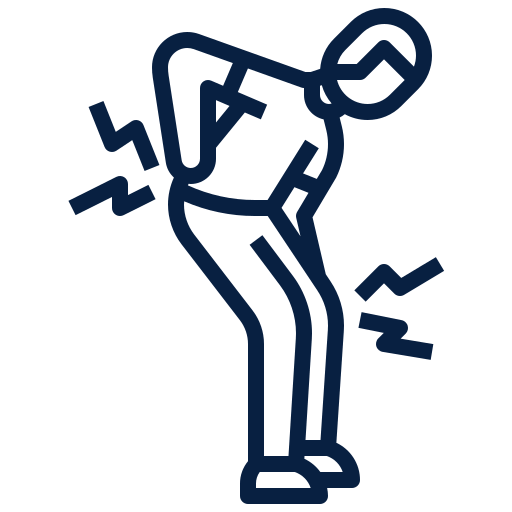 Icon Showing Low Back Pain